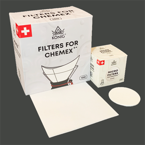New products Filters for Chemex and Aeropress availability for order!