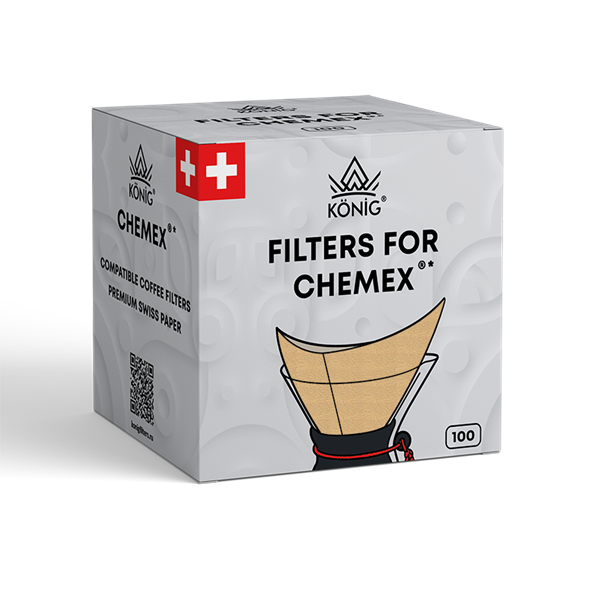 Coffee filters KONIG compatible with Chemex natural, 100 pcs/pack - photo 29102